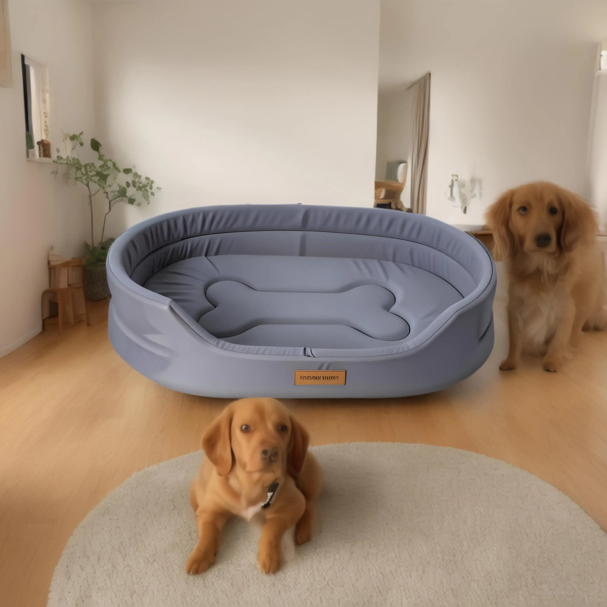 Dog Beds Cat Chew Resistant Mat Waterproof Leakproof Durable Scratching Small Pets Protective Coating Easy to Clean kennel large