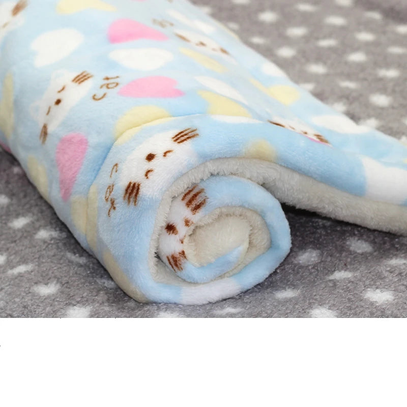 Large Size Flannel Dog Bed Thicken Cat Bed Sleeping Mat Dog Mat Blanket For Puppy Kitten Dog Bed Rug for Small Medium Large Dog