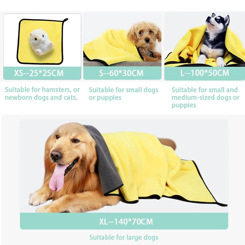 Toalha Multiuso PetDry – Super Absorvente e Versátil