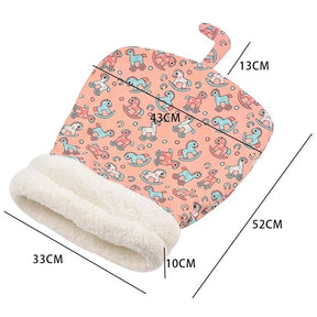 Cat Sleeping Bag Soft winter Fluffy Feel Thickened Pet Pocket Type Quilt Bed Kitten Puppy Soft Comfortable Nest Pet Supplies