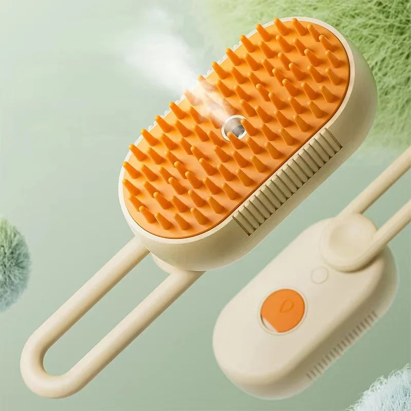 Escova Removedora de Pelos a Vapor Escova Para Pet
