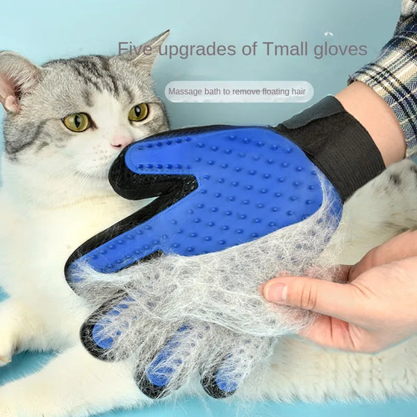 Luva Massageadora PetFlex – Silicone Respirável para Higiene e Relaxamento