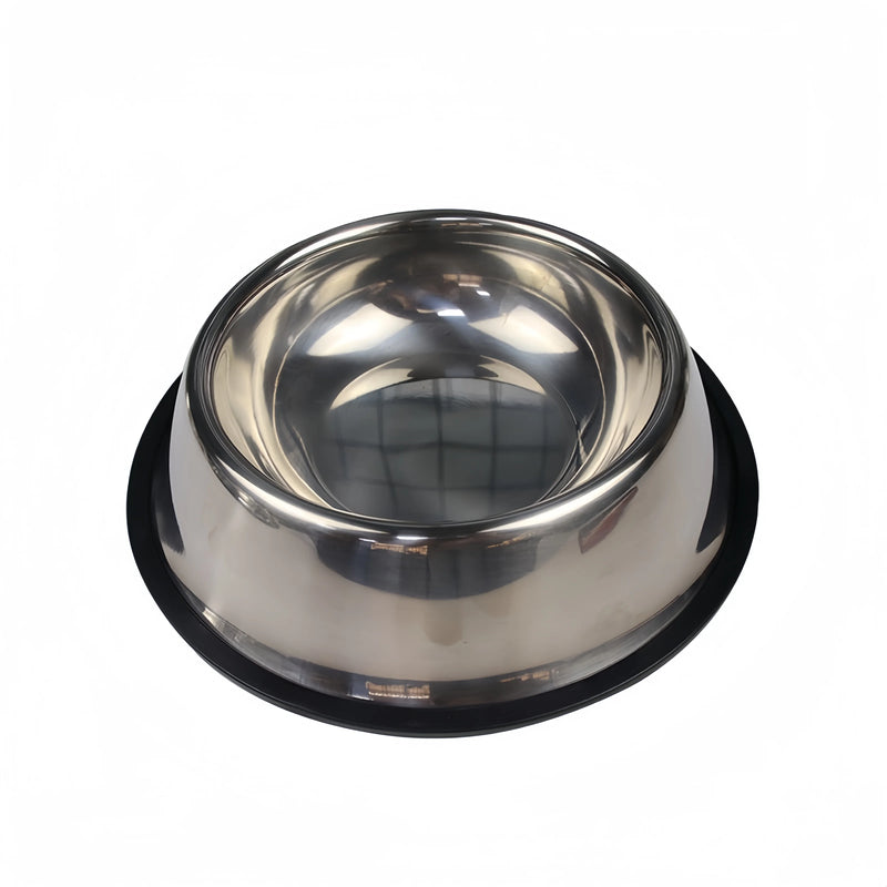 Comedouro e Bebedouro Inox Premium Antiderrapante para Cães