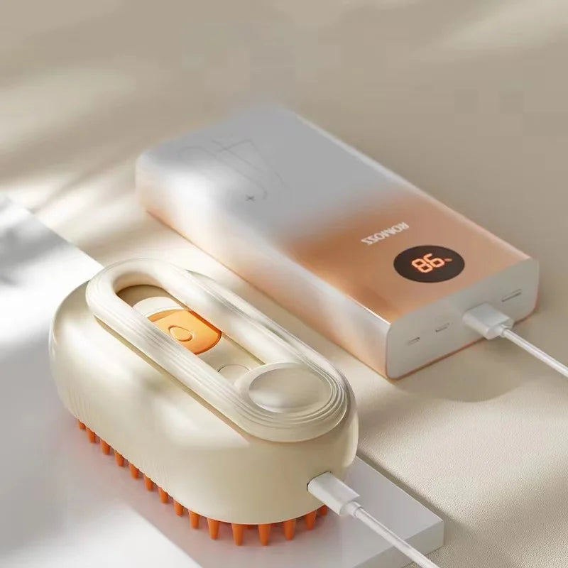 Escova Removedora de Pelos a Vapor Escova Para Pet